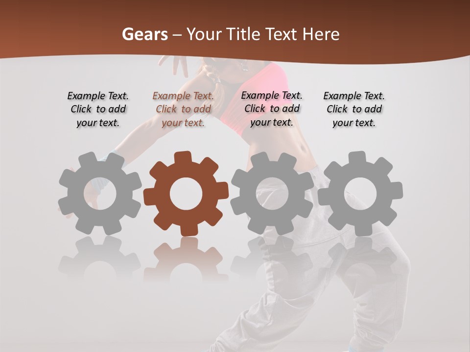 Hip Hop Fashion Woman PowerPoint Template