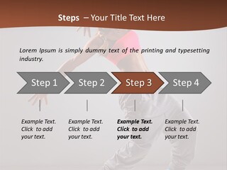 Hip Hop Fashion Woman PowerPoint Template