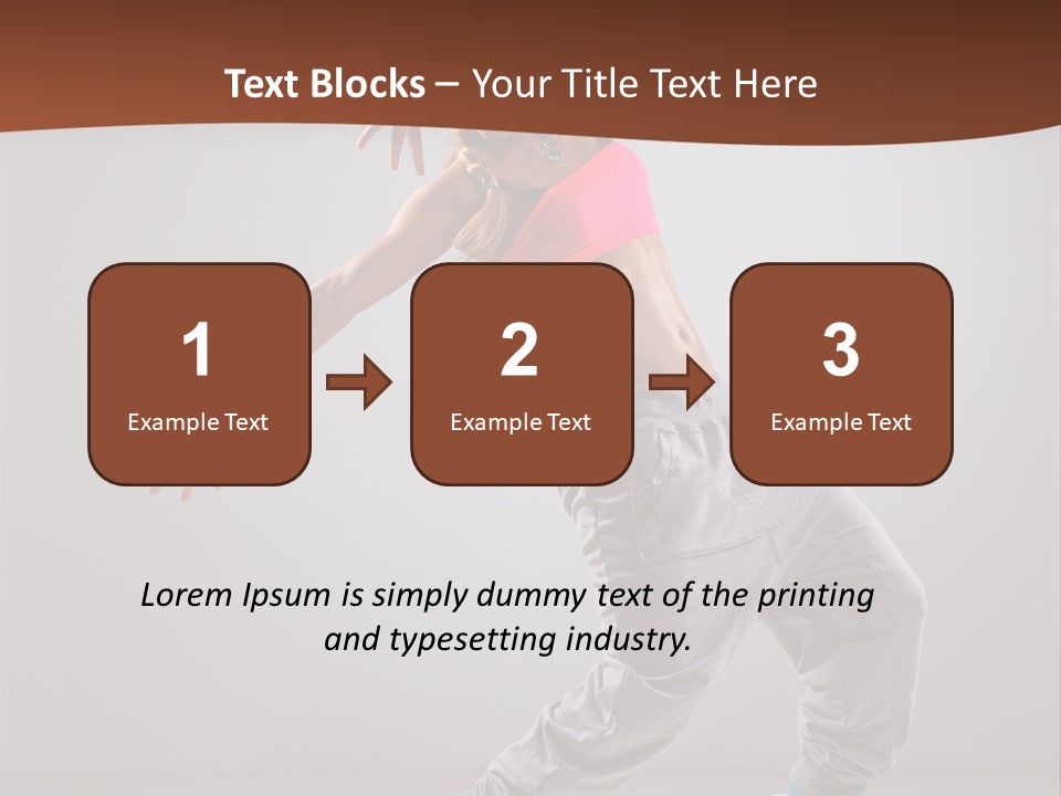 Hip Hop Fashion Woman PowerPoint Template
