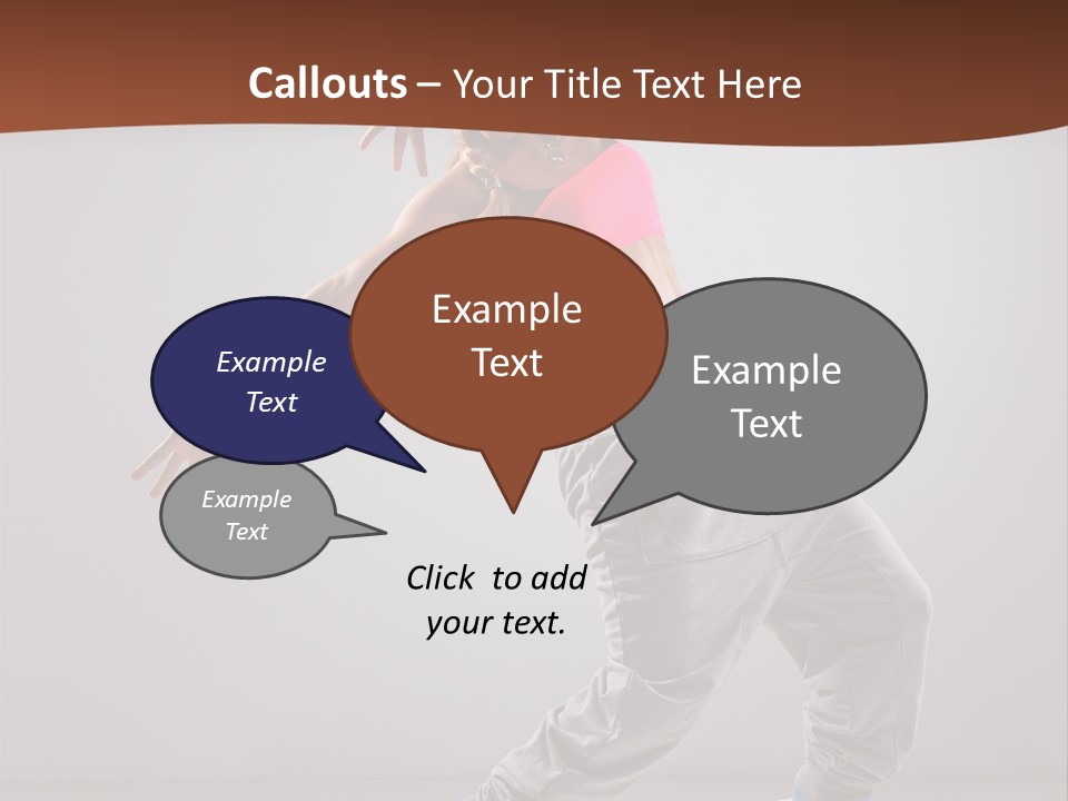 Hip Hop Fashion Woman PowerPoint Template