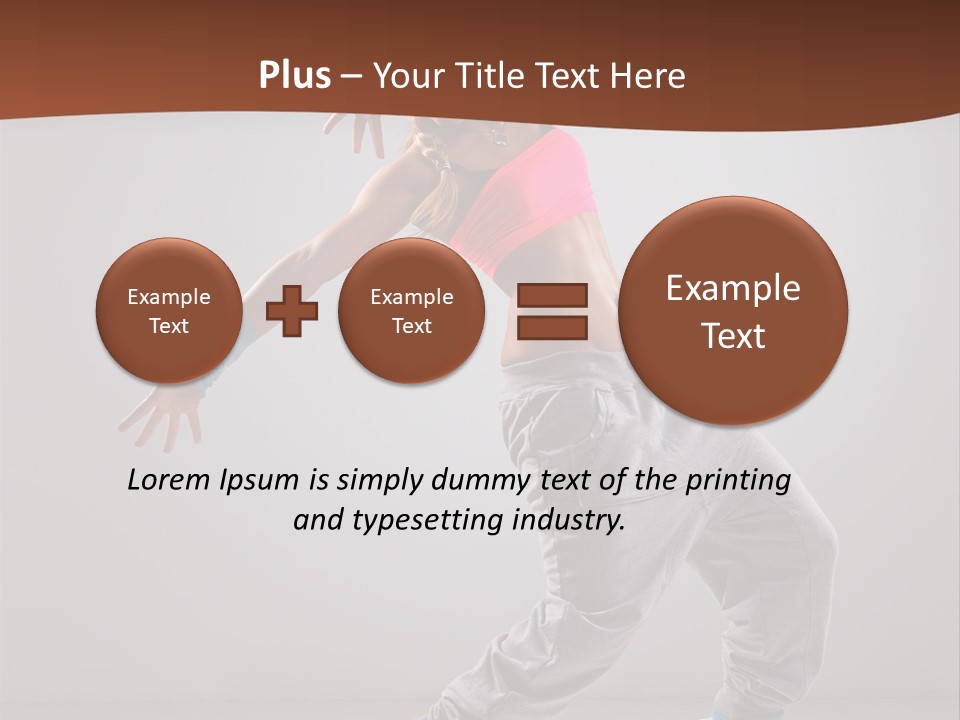 Hip Hop Fashion Woman PowerPoint Template