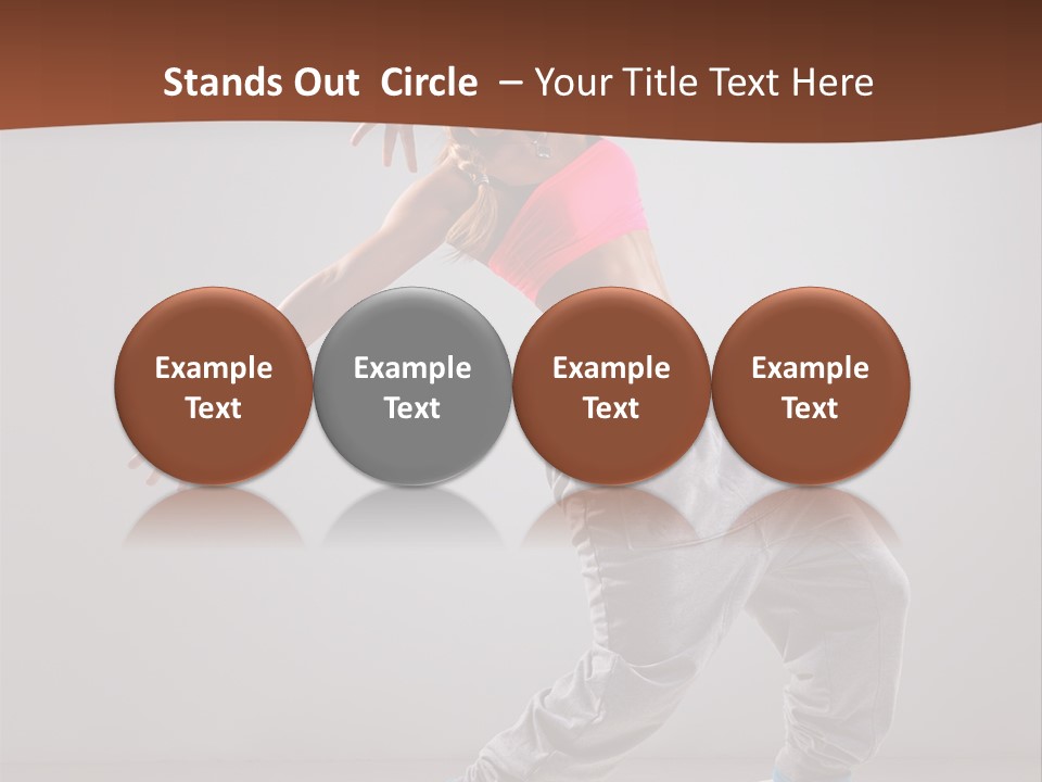 Hip Hop Fashion Woman PowerPoint Template