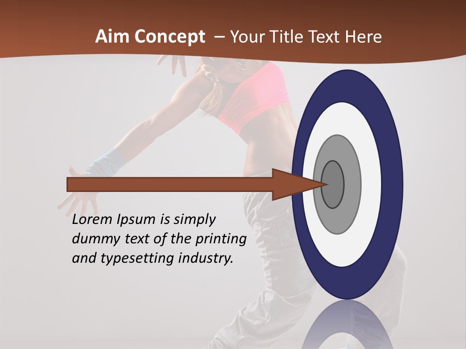 Hip Hop Fashion Woman PowerPoint Template