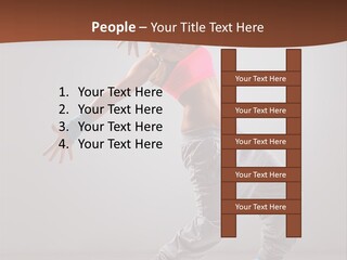 Hip Hop Fashion Woman PowerPoint Template