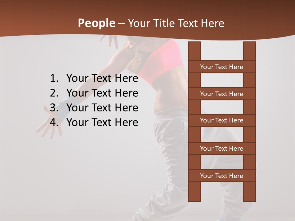 Hip Hop Fashion Woman PowerPoint Template