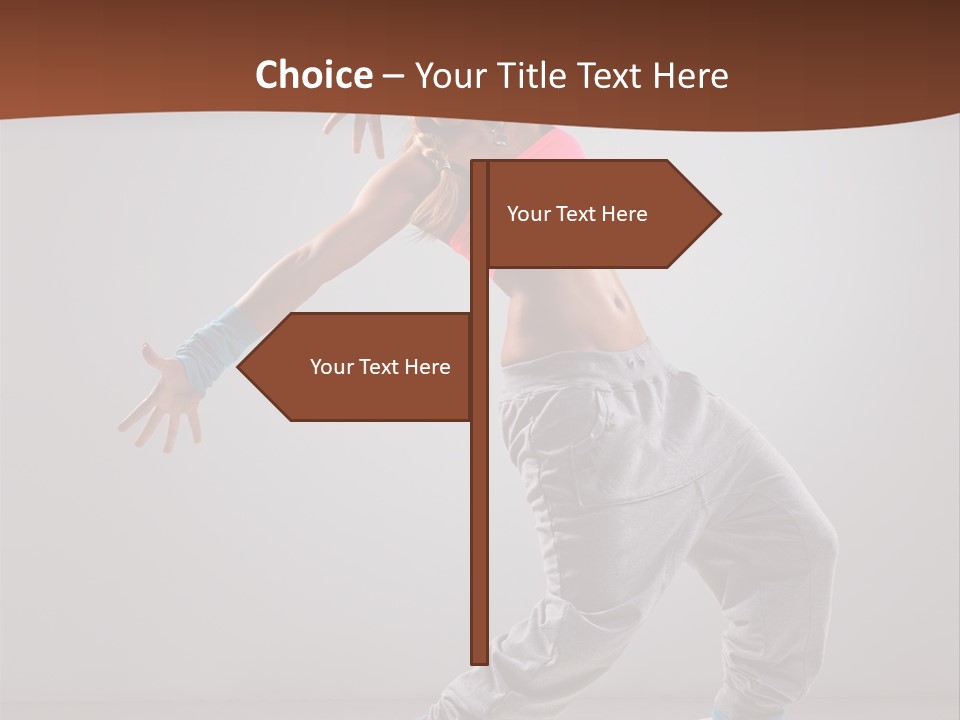 Hip Hop Fashion Woman PowerPoint Template