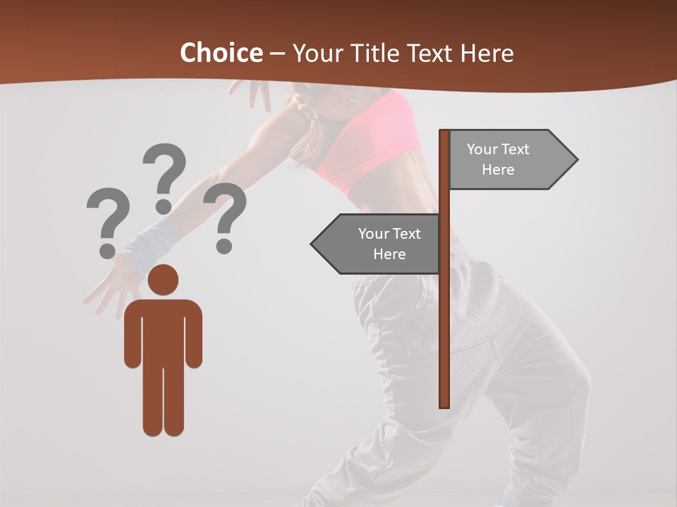 Hip Hop Fashion Woman PowerPoint Template