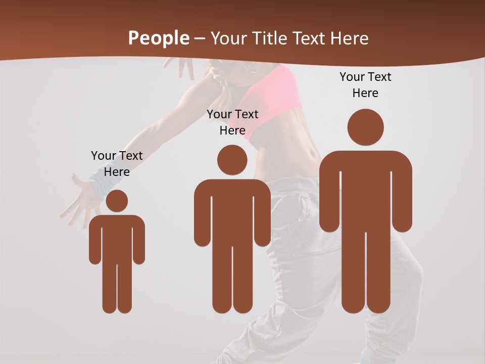 Hip Hop Fashion Woman PowerPoint Template