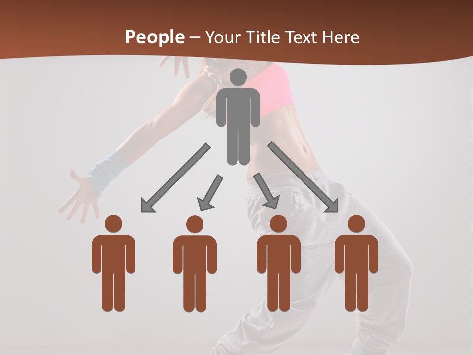 Hip Hop Fashion Woman PowerPoint Template