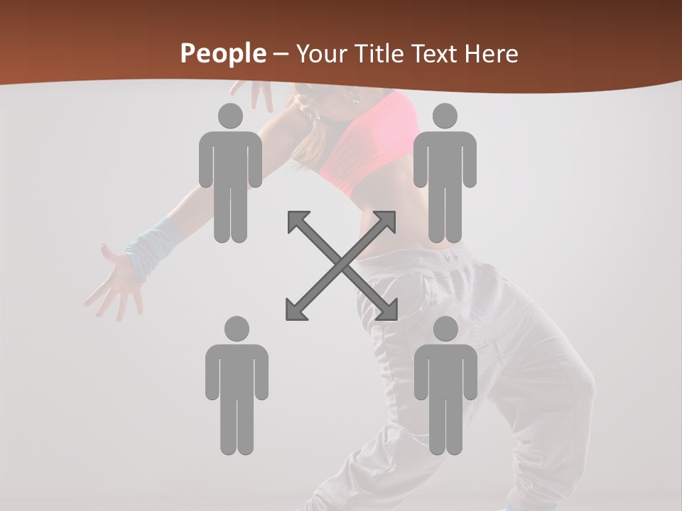 Hip Hop Fashion Woman PowerPoint Template