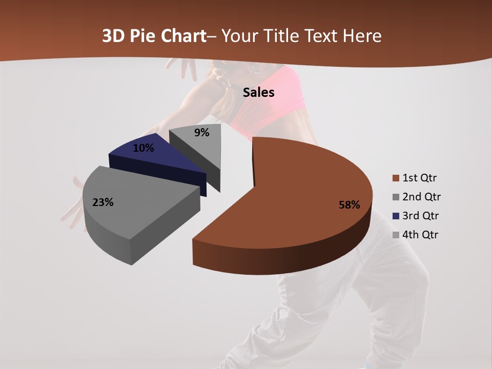 Hip Hop Fashion Woman PowerPoint Template