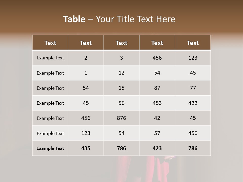 Beautiful Outside Single PowerPoint Template