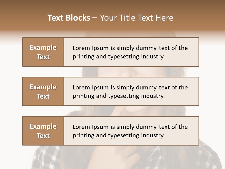 Teenage Emotion Student PowerPoint Template