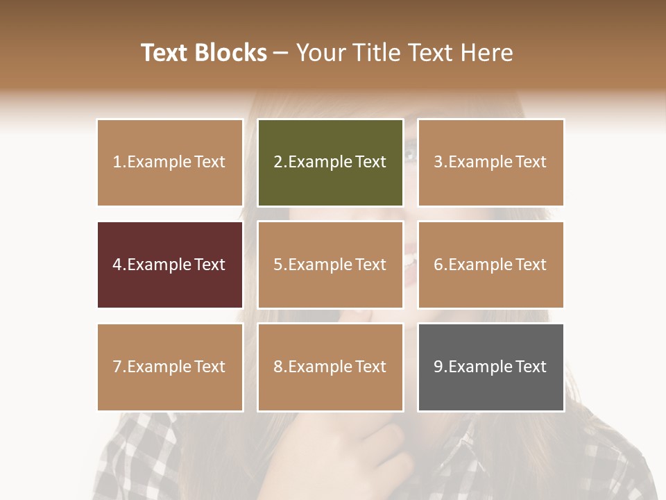 Teenage Emotion Student PowerPoint Template