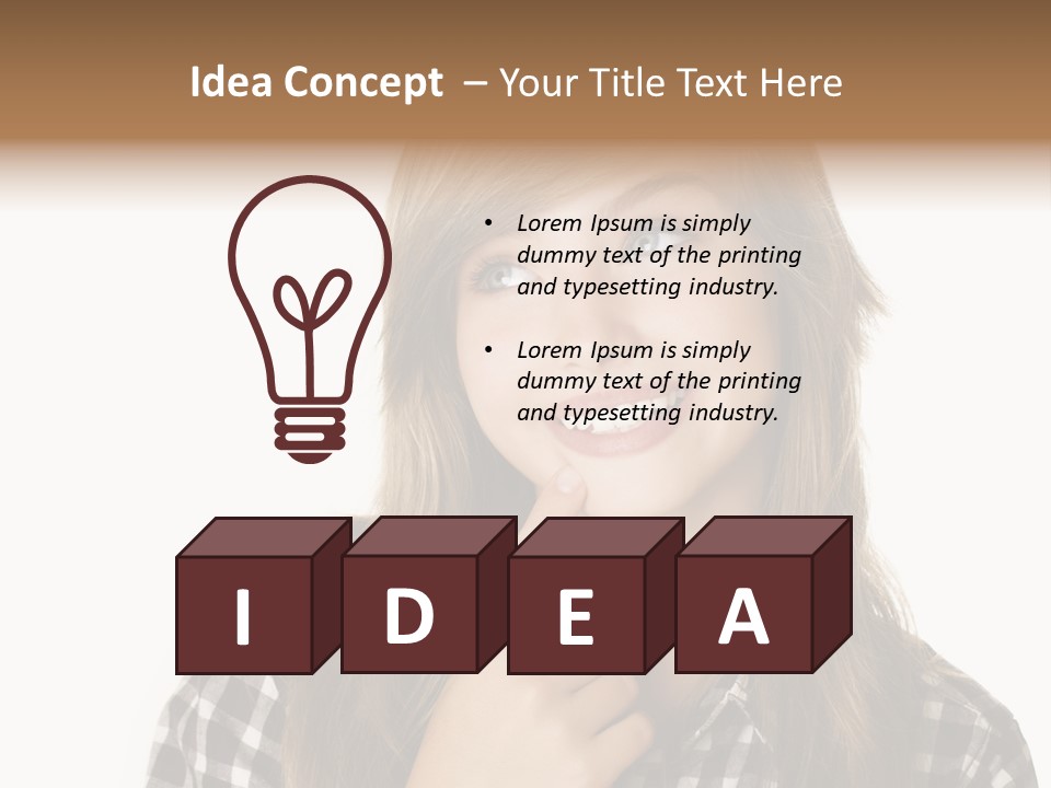 Teenage Emotion Student PowerPoint Template