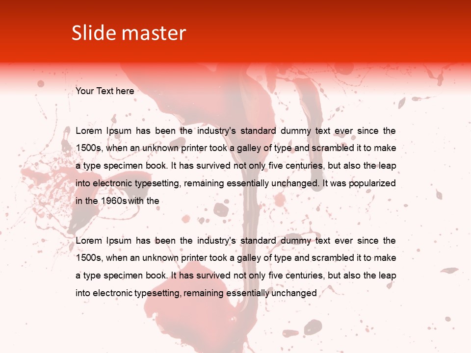 Background Explosion Dribble PowerPoint Template