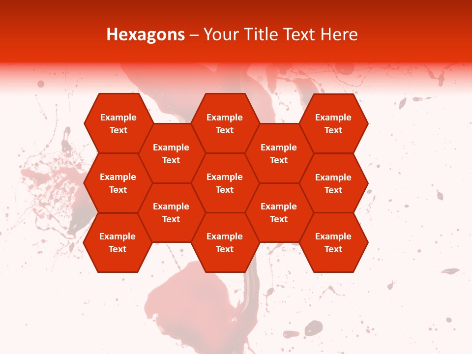 Background Explosion Dribble PowerPoint Template