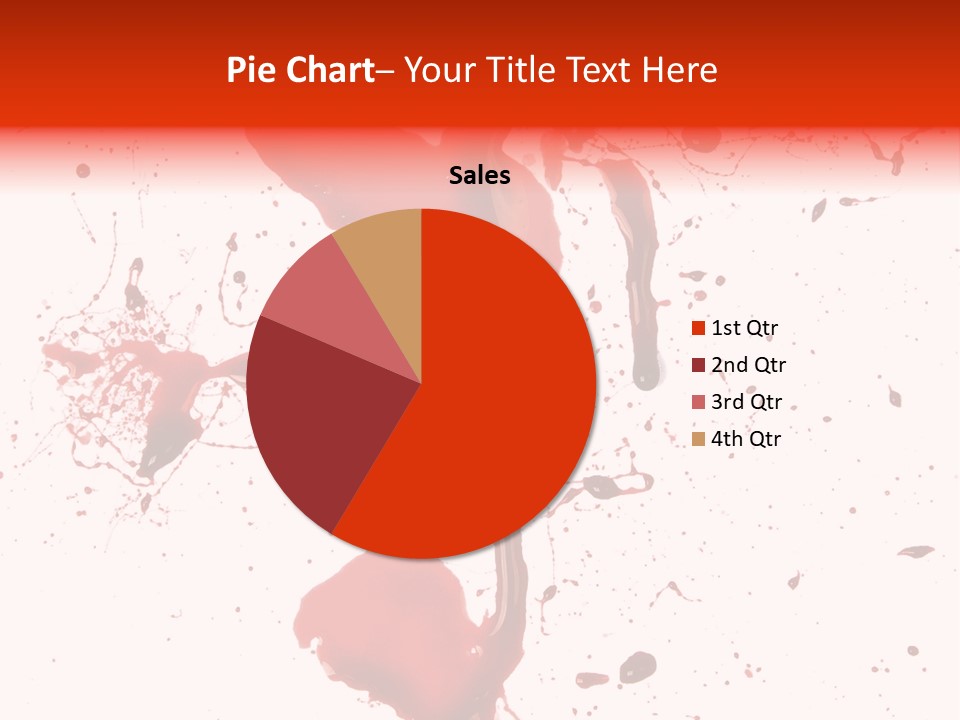 Background Explosion Dribble PowerPoint Template