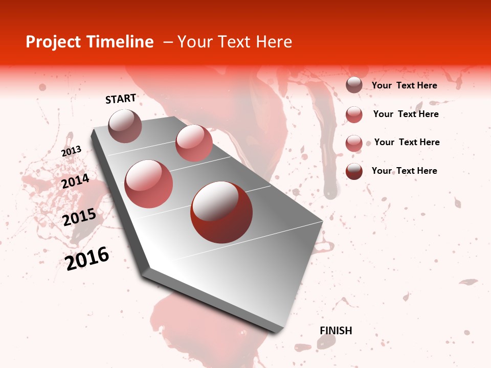 Background Explosion Dribble PowerPoint Template