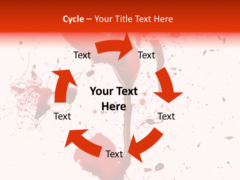 Background Explosion Dribble PowerPoint Template