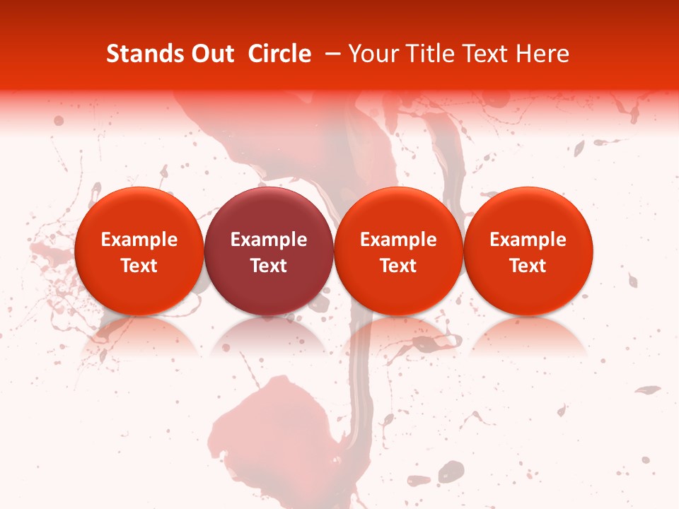 Background Explosion Dribble PowerPoint Template