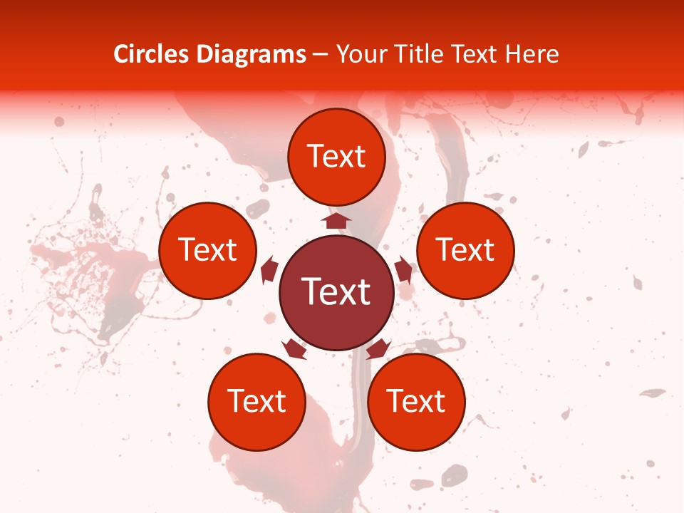 Background Explosion Dribble PowerPoint Template