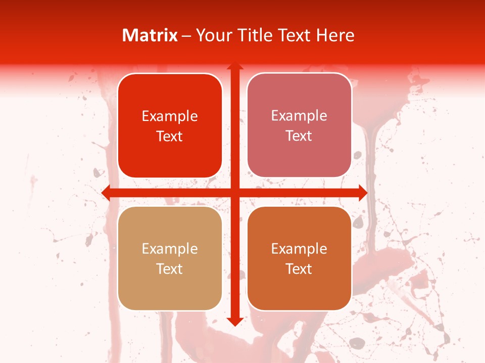 Horror Natural Splat PowerPoint Template