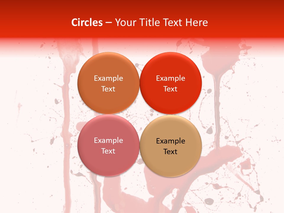 Horror Natural Splat PowerPoint Template