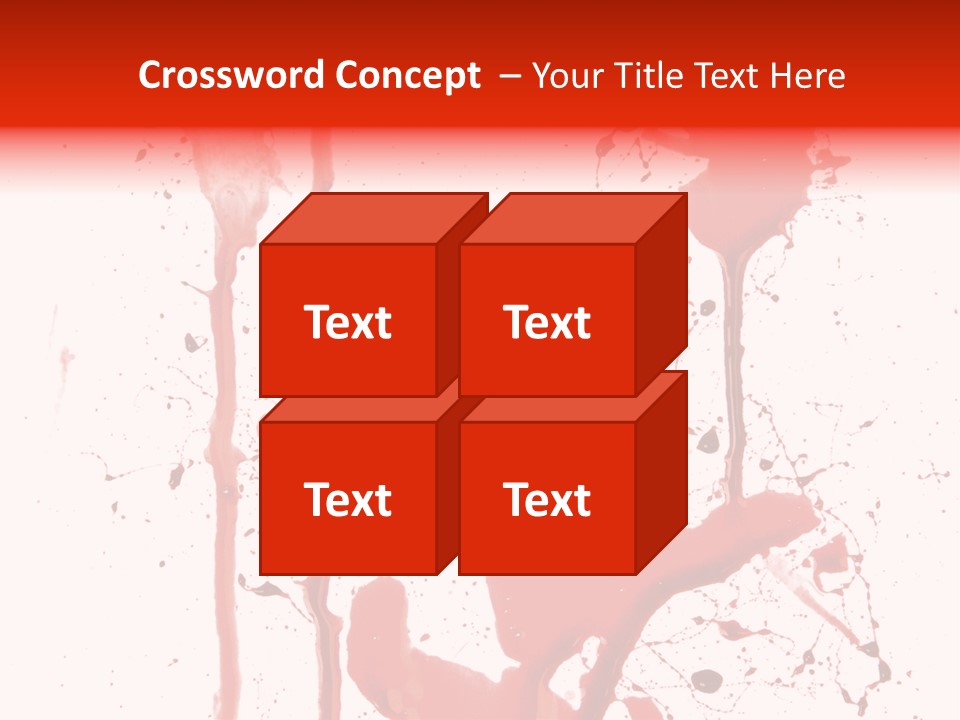 Horror Natural Splat PowerPoint Template