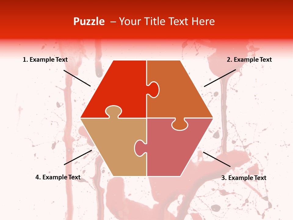 Horror Natural Splat PowerPoint Template