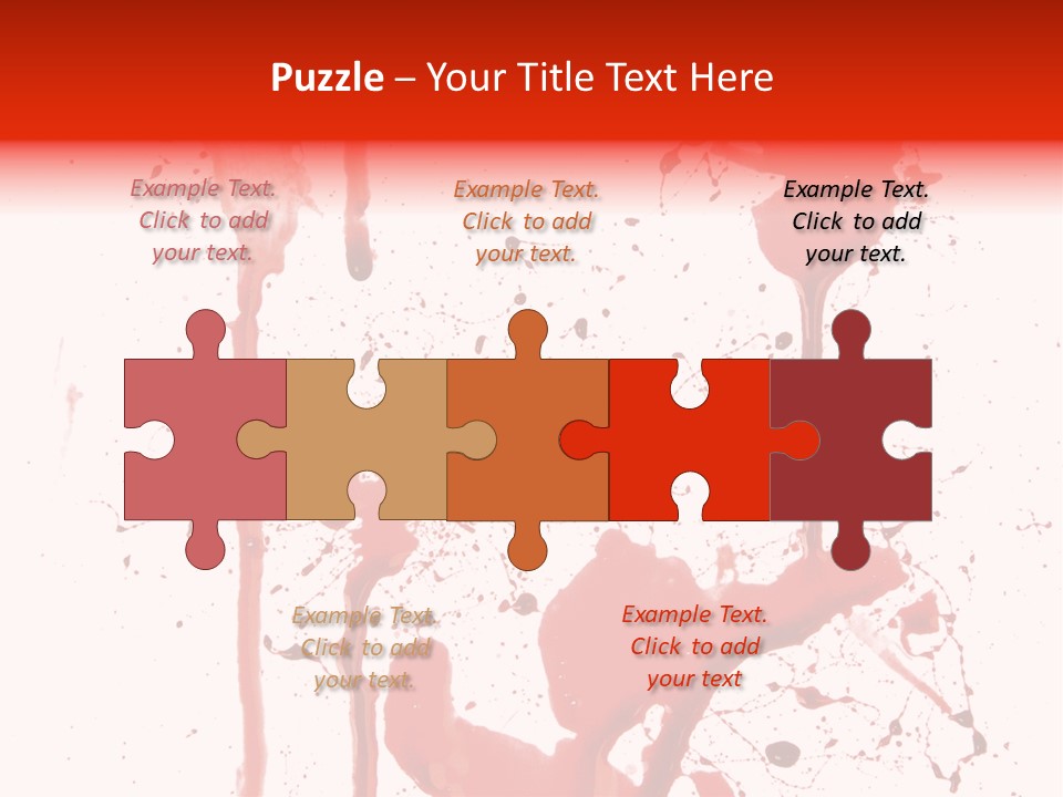 Horror Natural Splat PowerPoint Template