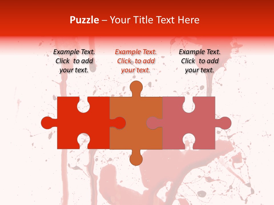 Horror Natural Splat PowerPoint Template