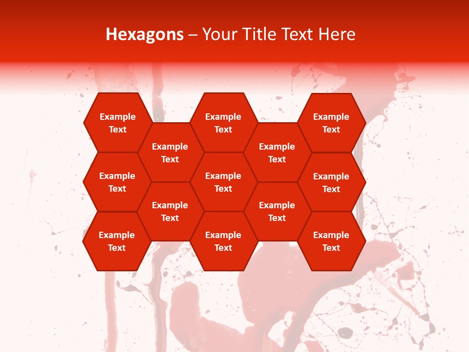 Horror Natural Splat PowerPoint Template