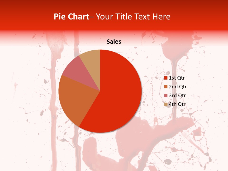 Horror Natural Splat PowerPoint Template