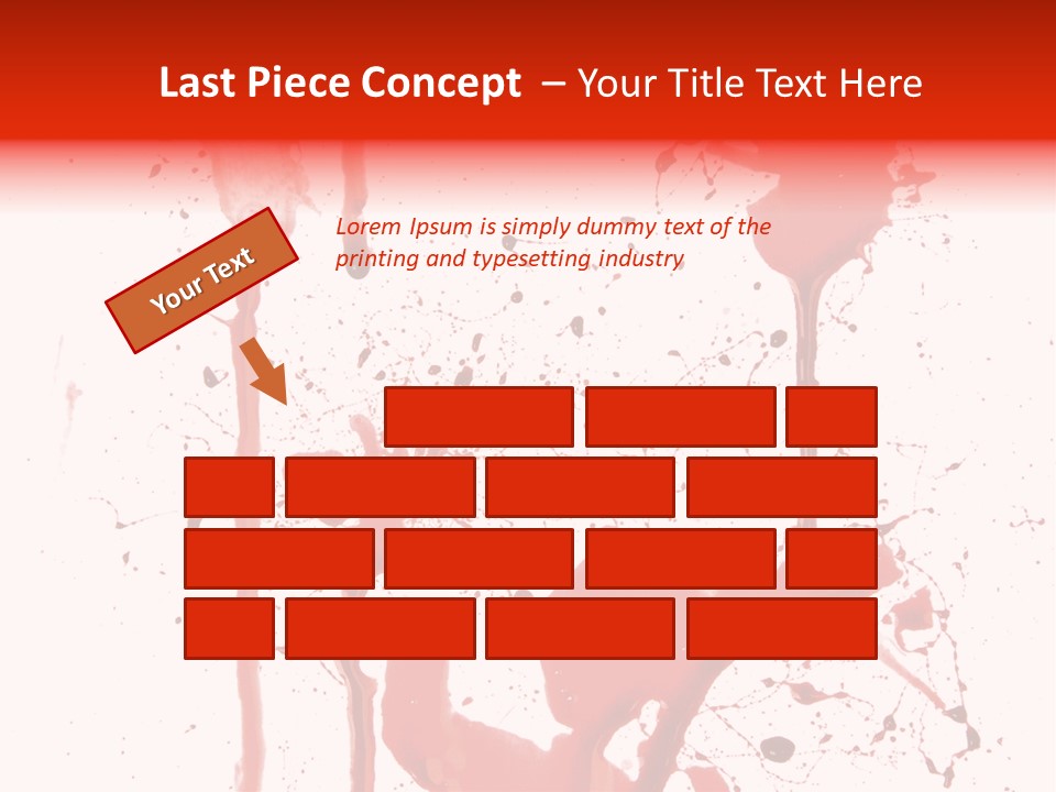 Horror Natural Splat PowerPoint Template