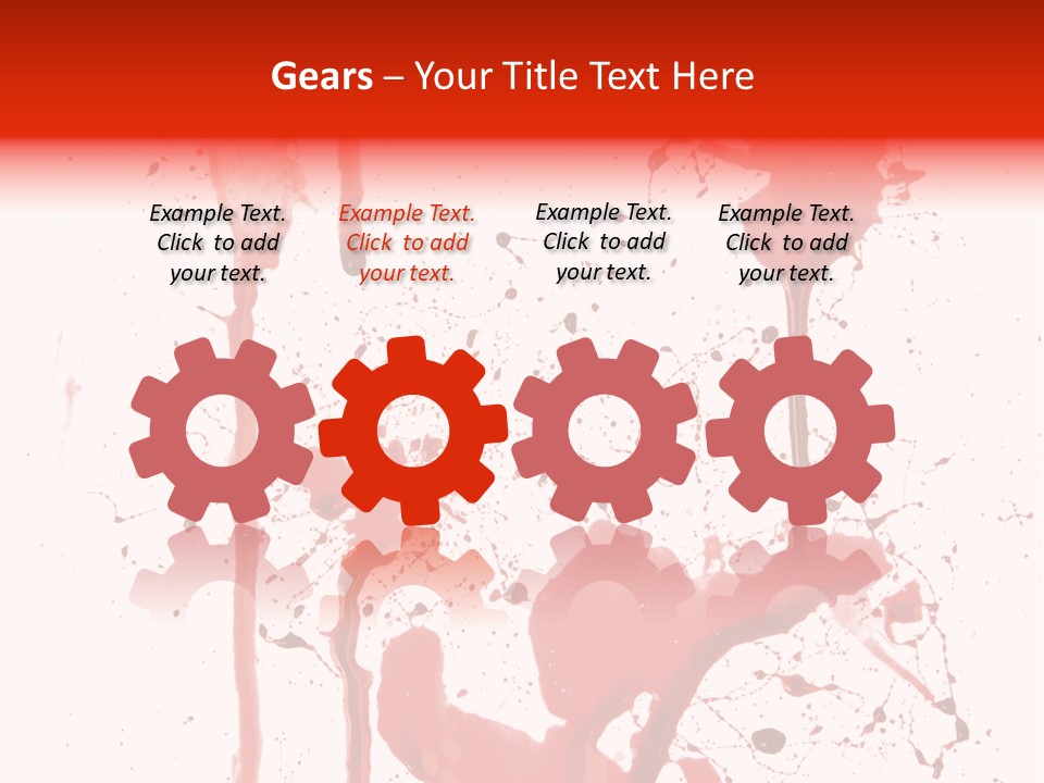 Horror Natural Splat PowerPoint Template