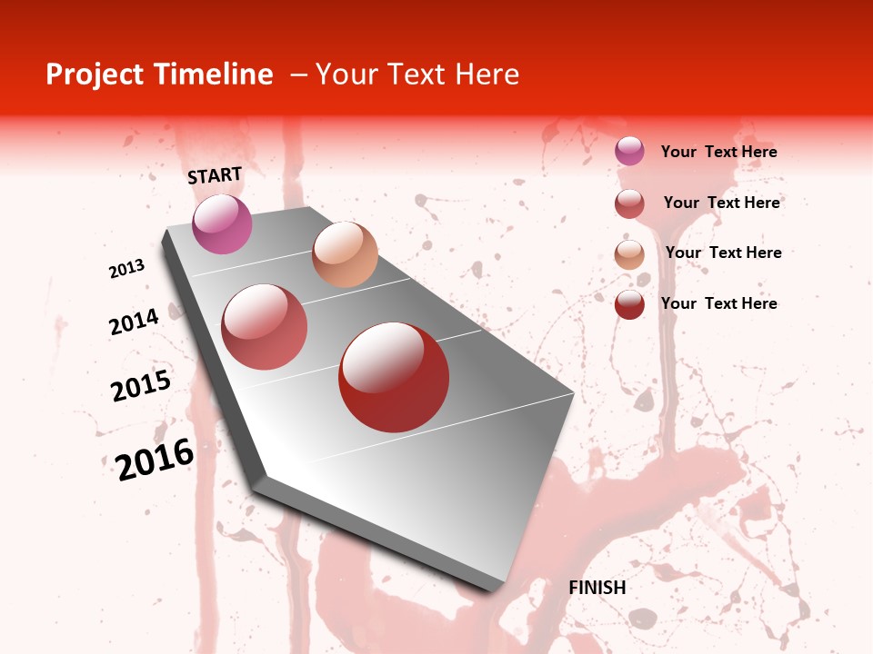 Horror Natural Splat PowerPoint Template