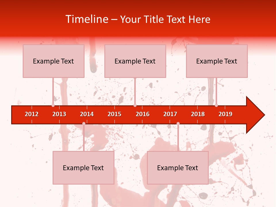 Horror Natural Splat PowerPoint Template