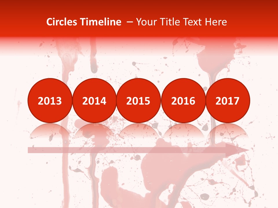 Horror Natural Splat PowerPoint Template