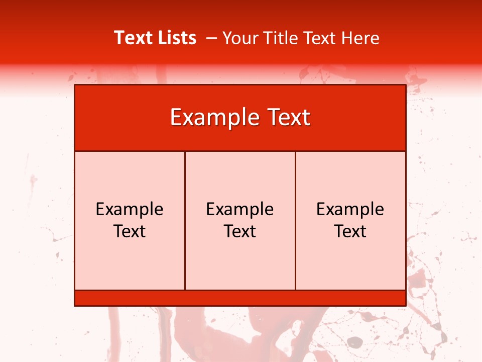Horror Natural Splat PowerPoint Template
