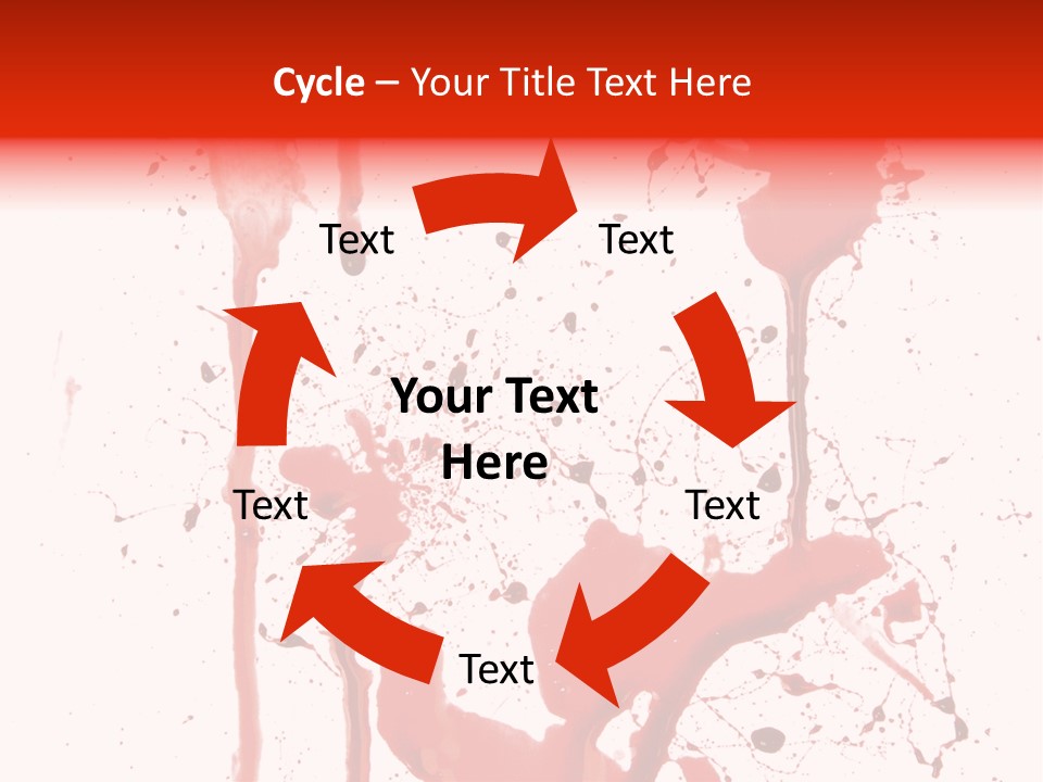 Horror Natural Splat PowerPoint Template
