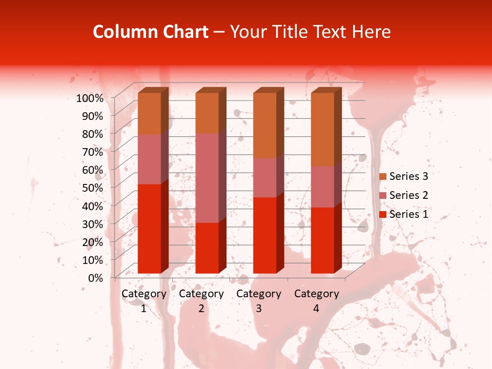Horror Natural Splat PowerPoint Template