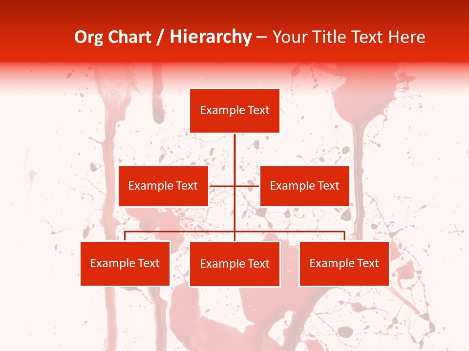 Horror Natural Splat PowerPoint Template