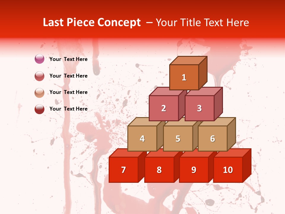 Horror Natural Splat PowerPoint Template