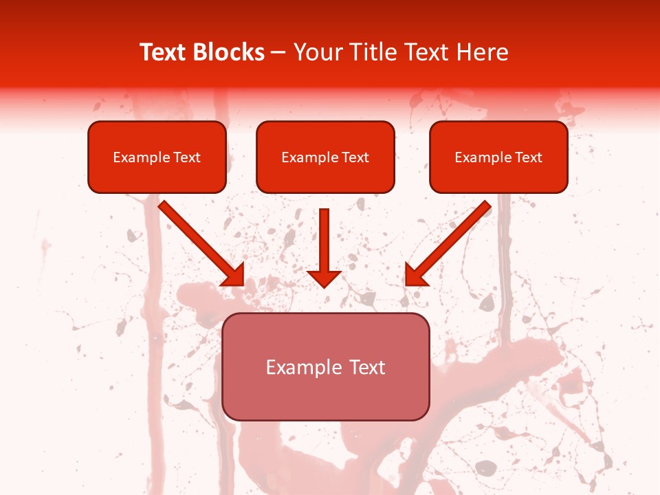 Horror Natural Splat PowerPoint Template
