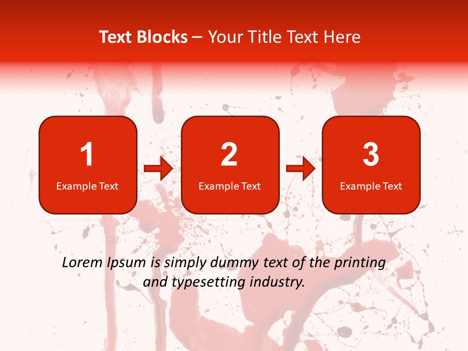 Horror Natural Splat PowerPoint Template