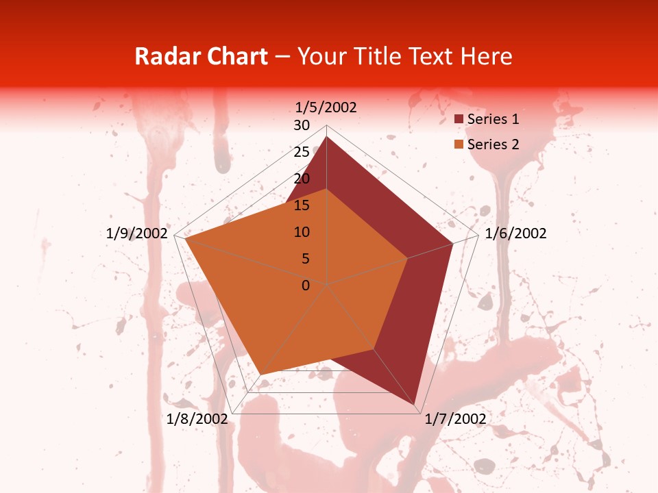 Horror Natural Splat PowerPoint Template
