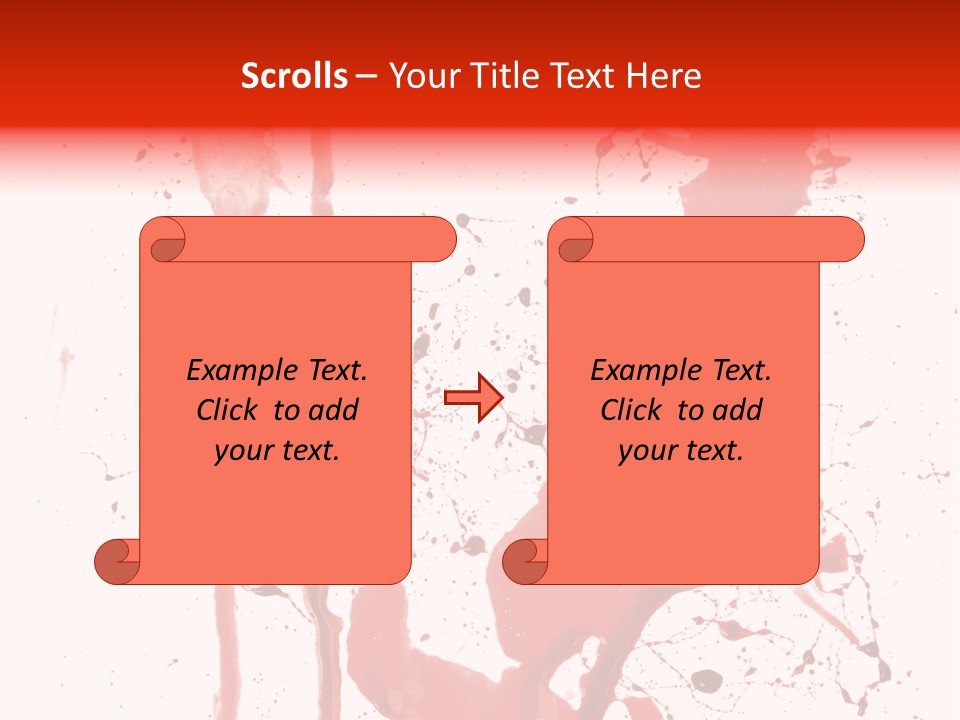 Horror Natural Splat PowerPoint Template