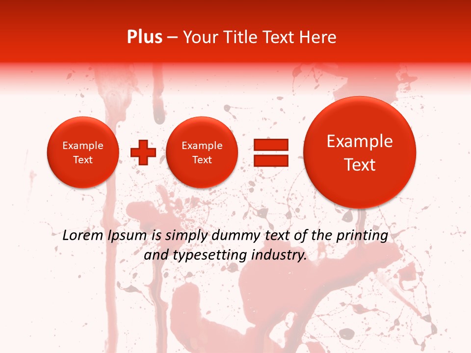 Horror Natural Splat PowerPoint Template