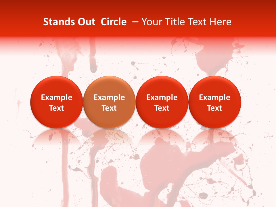Horror Natural Splat PowerPoint Template
